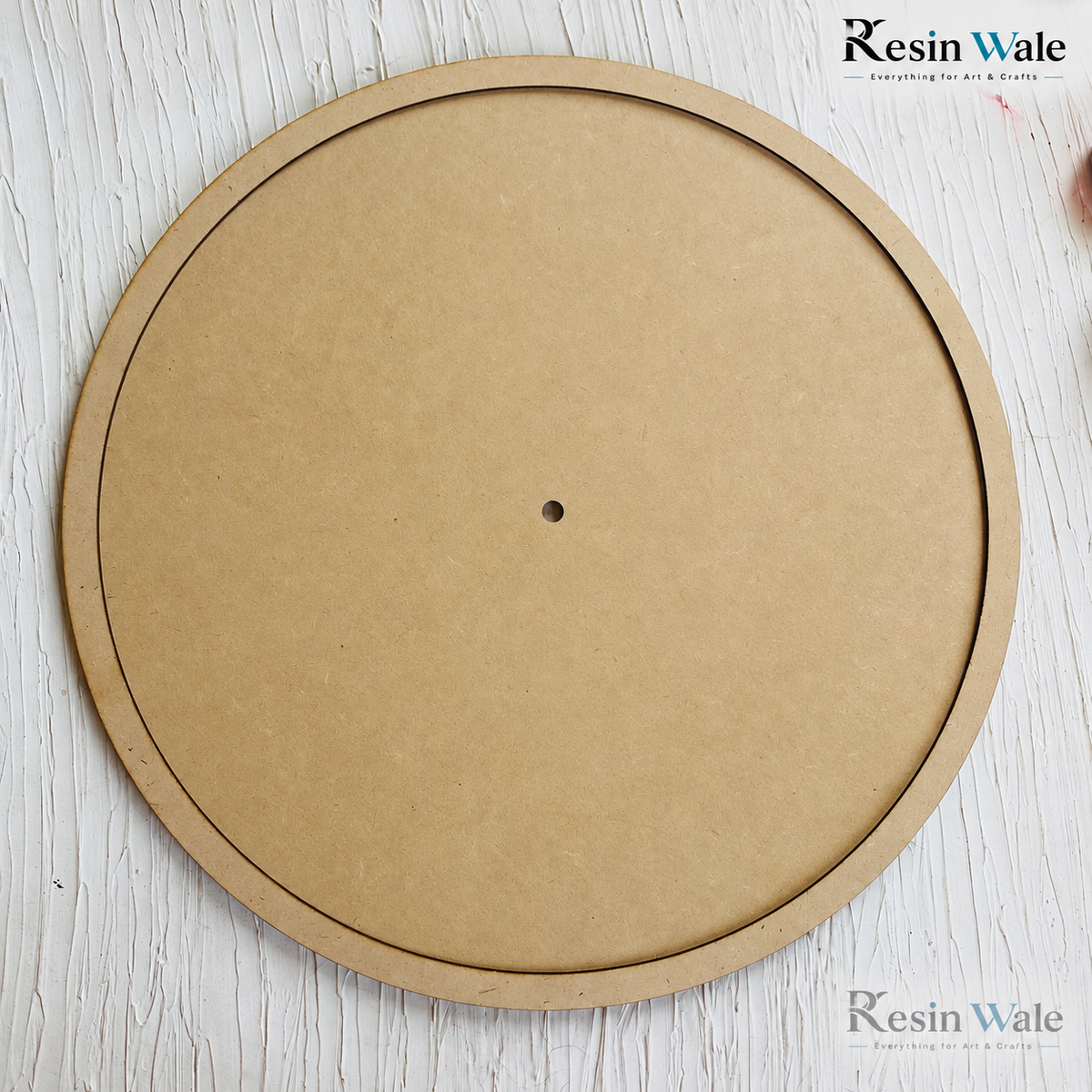 MDF Border Clock Base | Resin Wale