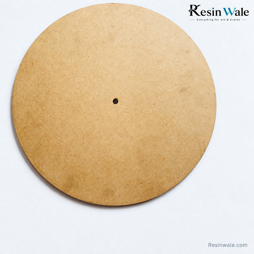 MDF Clock Base | Resin Wale