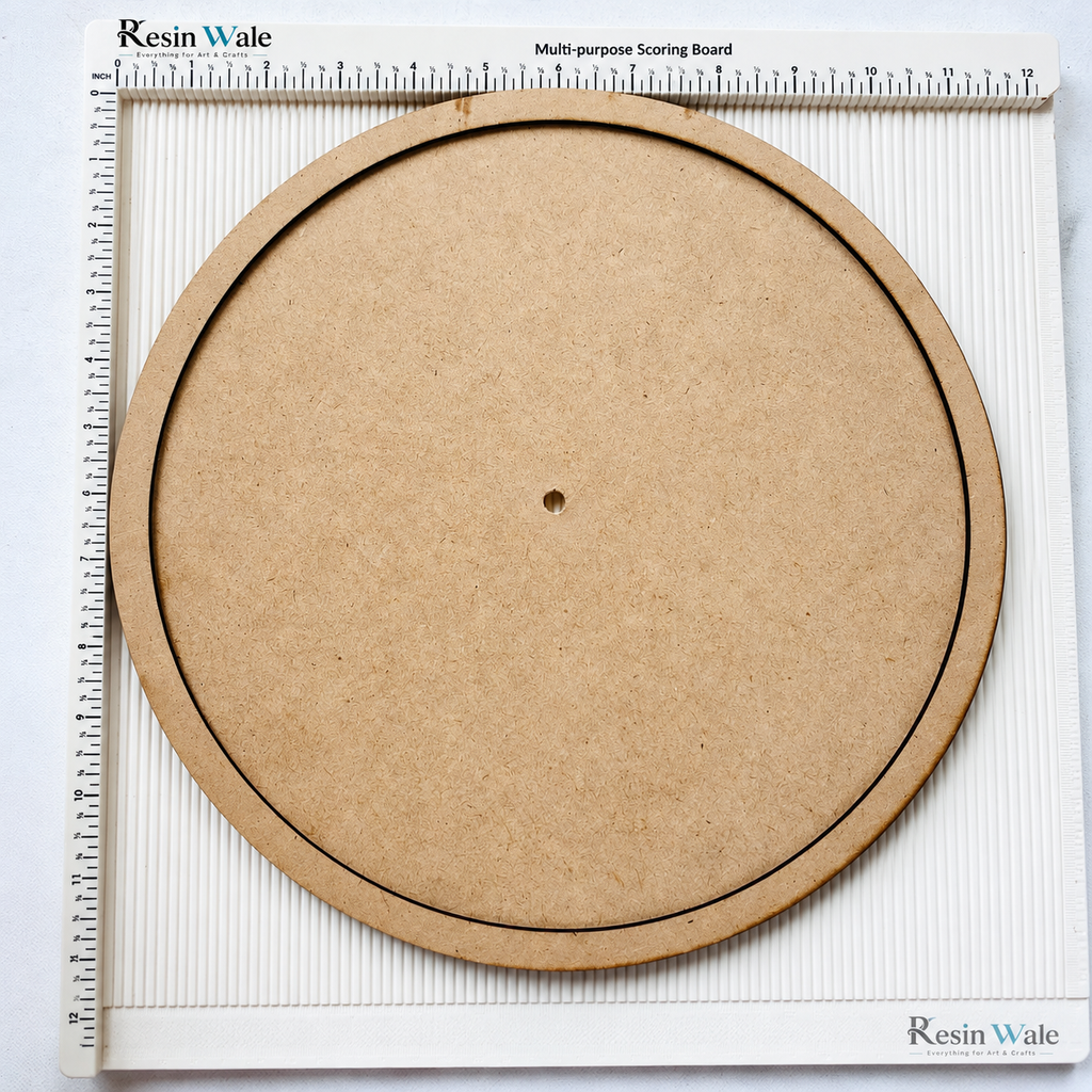 MDF Border Clock Base | Resin Wale