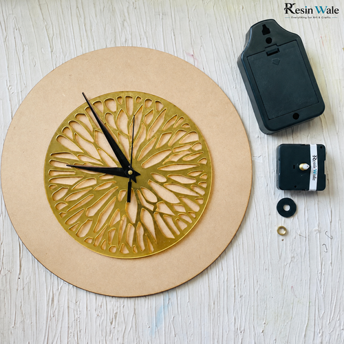 12" designer Ring Clock Set | Resin Wale