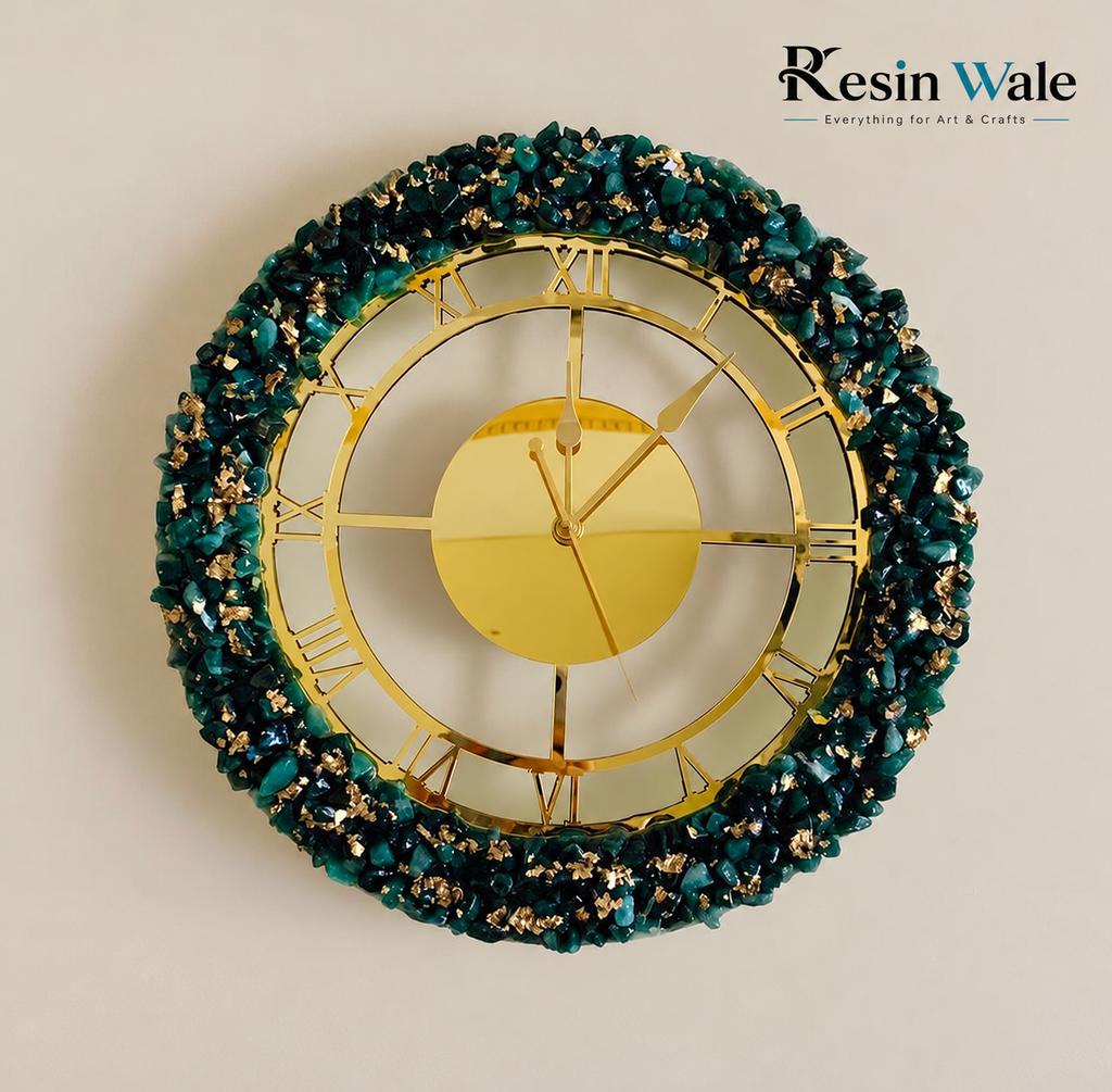 12" Clock Set With Ring cutout | Resin Wale