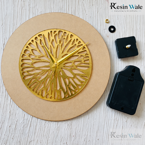12" designer Ring Clock Set | Resin Wale
