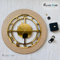 12" Clock Set With Ring cutout | Resin Wale