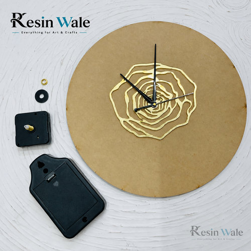 12" Rose Ring Clock Set | Resin Wale
