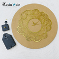 16" Flower Ring Clock Set | Resin Wale