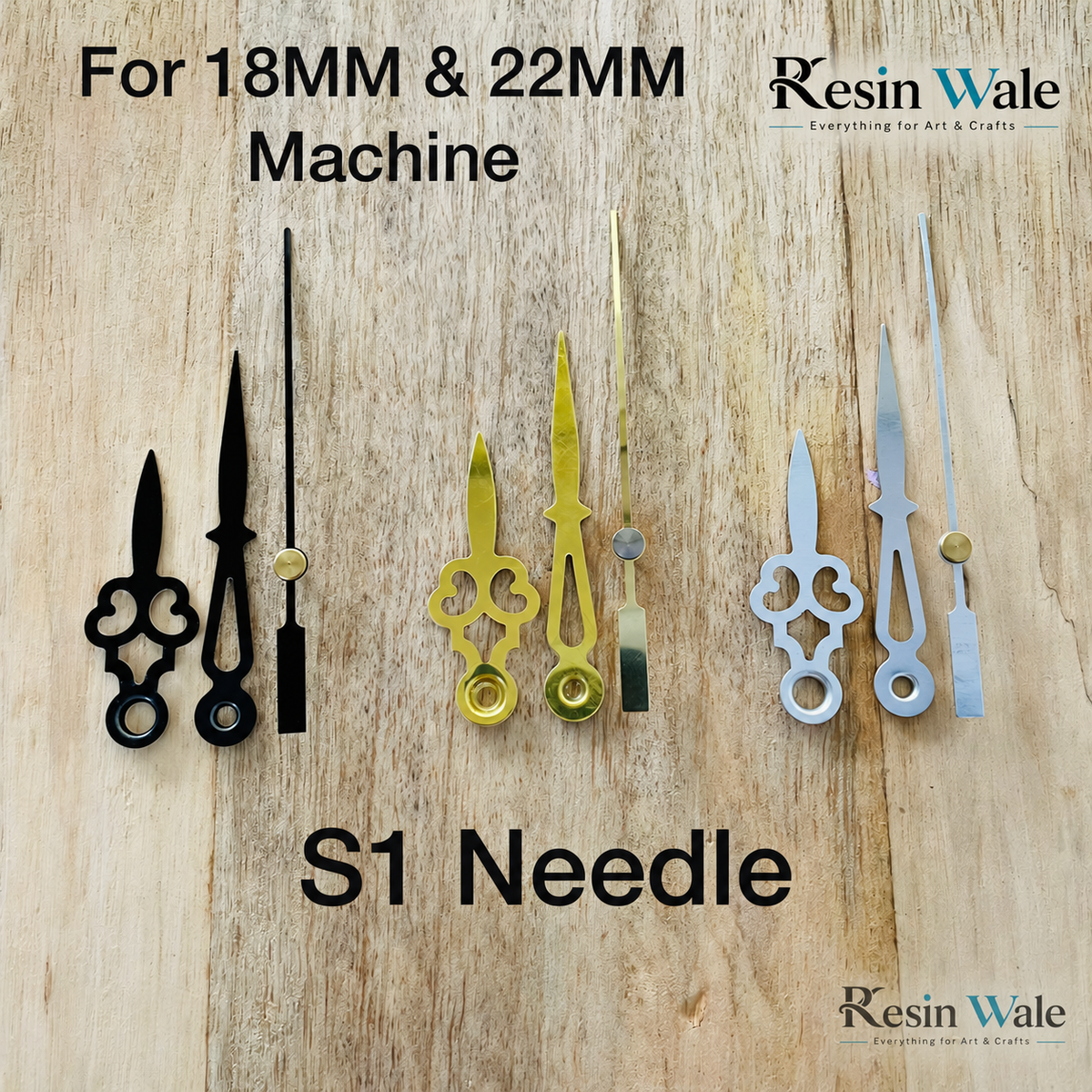 16" Flower Ring Clock Set | Resin Wale