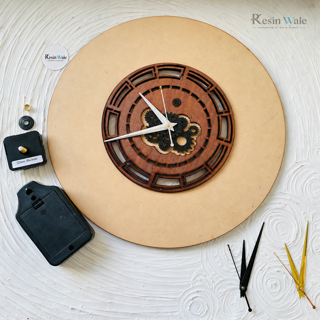 3D Gear Clock set-Design B | Resin Wale