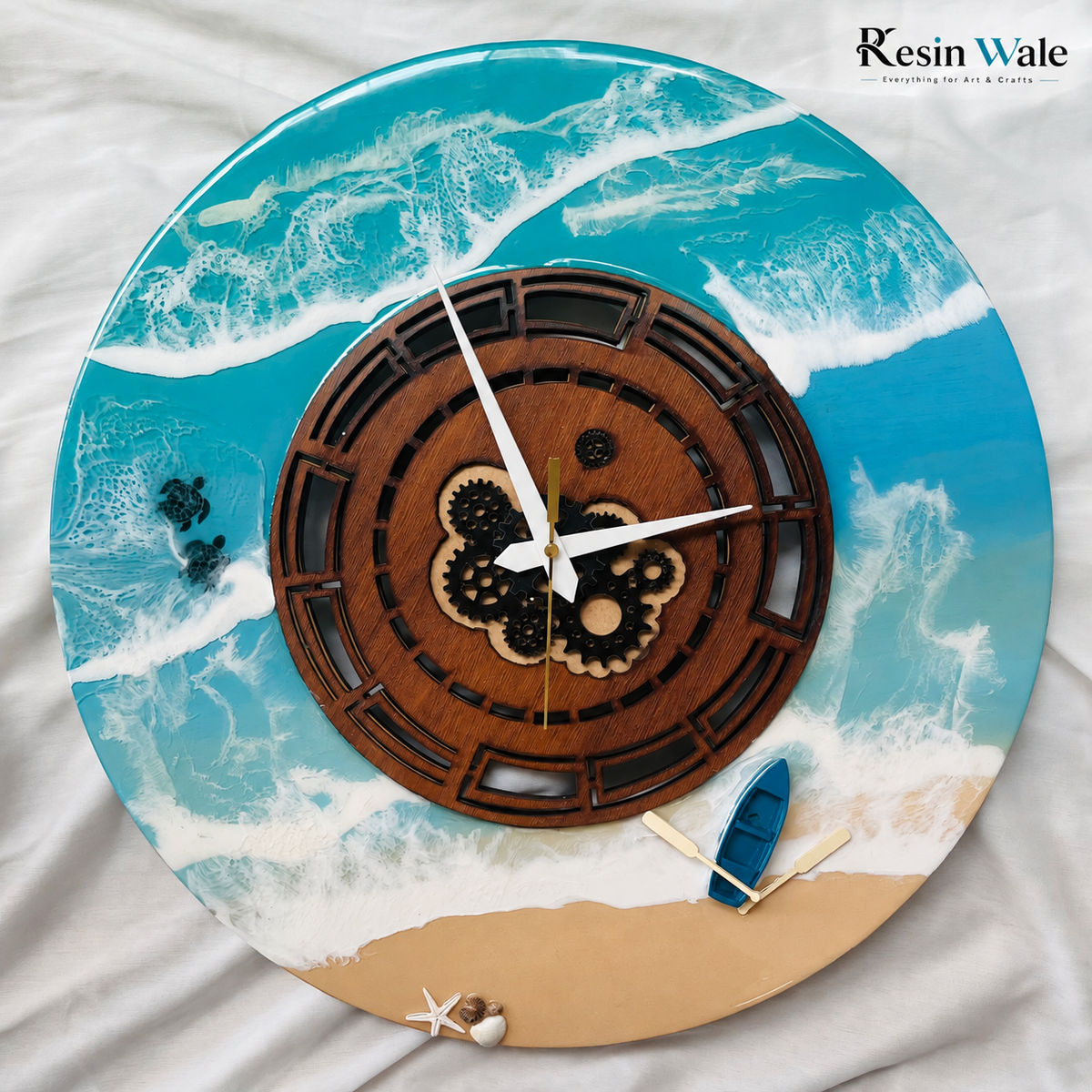 3D Gear Clock set-Design B | Resin Wale