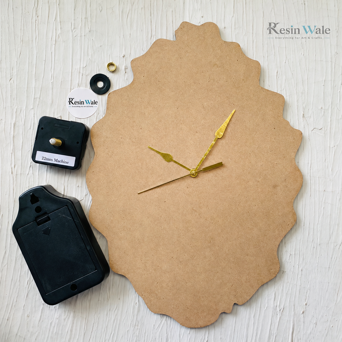 Geode Clock Set (B) | Resin Wale