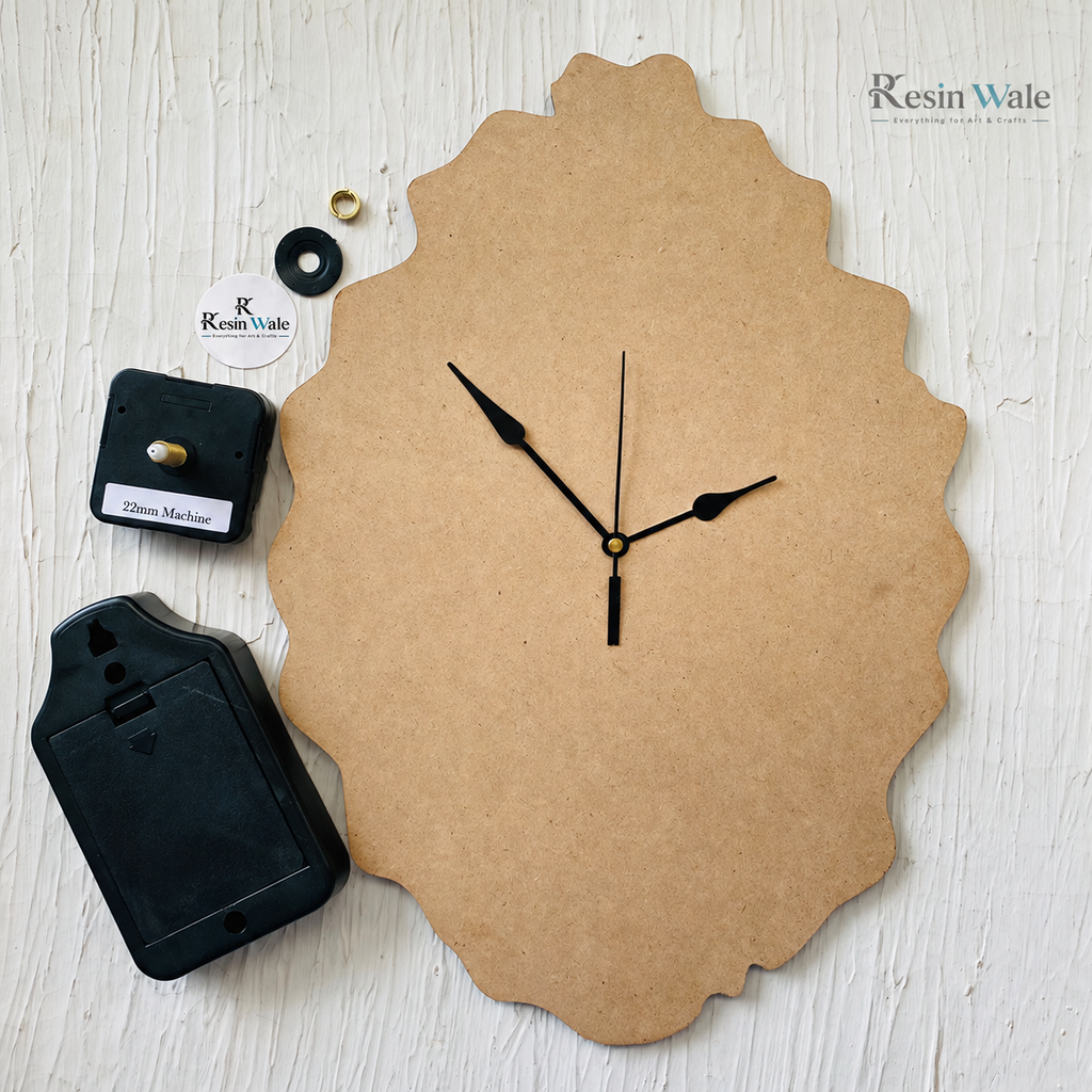 Geode Clock Set (B) | Resin Wale