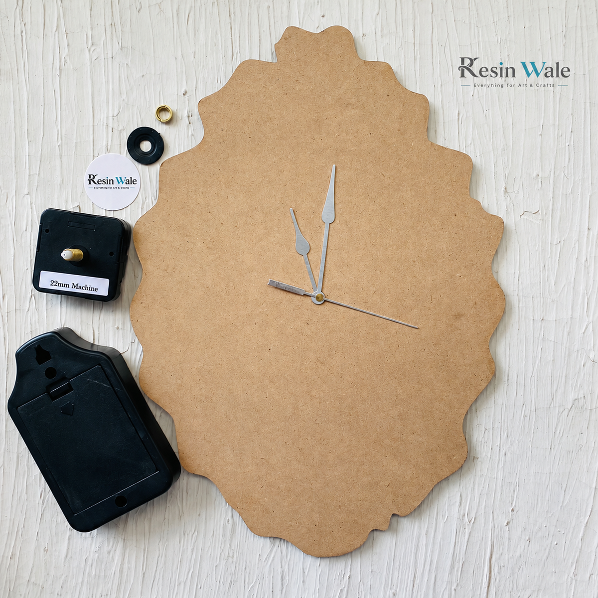 Geode Clock Set (B) | Resin Wale