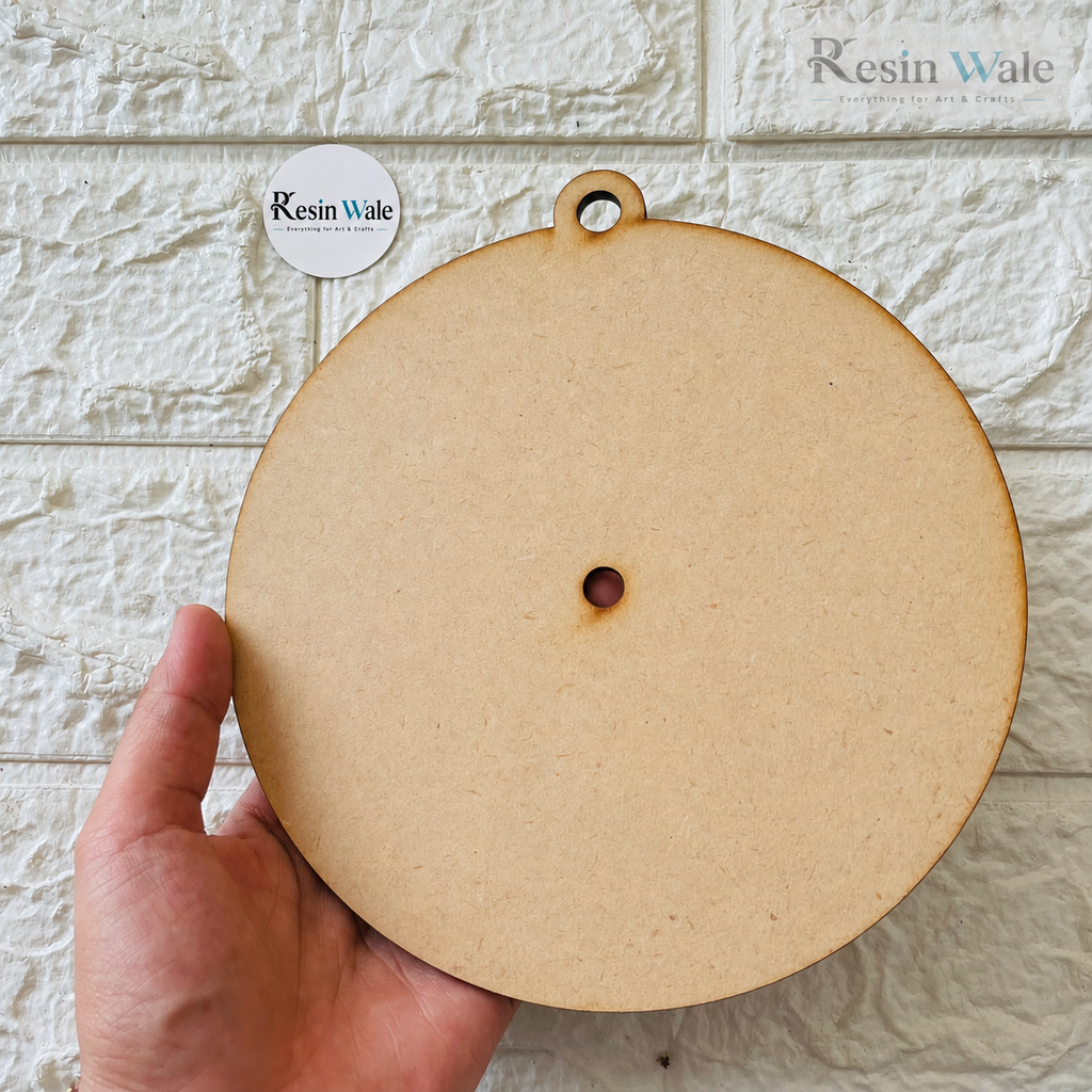 MDF Hanging Clock Base | Resin Wale