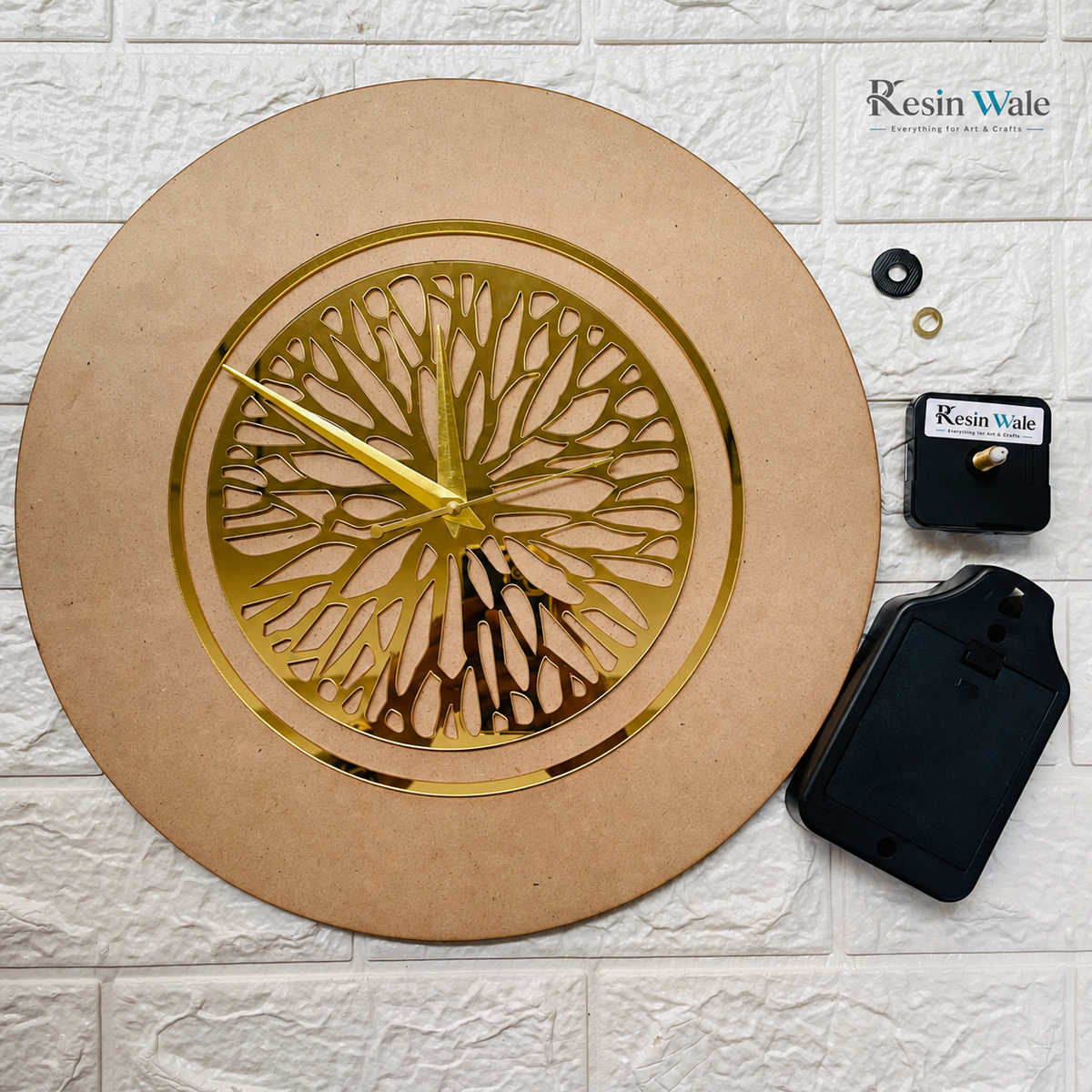 Clock Set With Designer Ring (E) | Resin Wale
