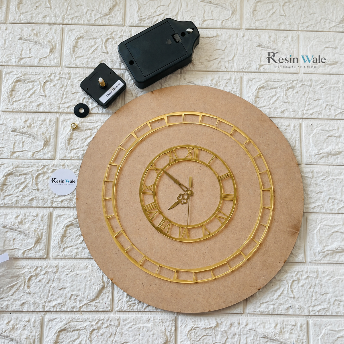 Clock Set With Designer Ring (F) | Resin Wale