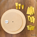 Mirror Design Clock Base A | Resin Wale