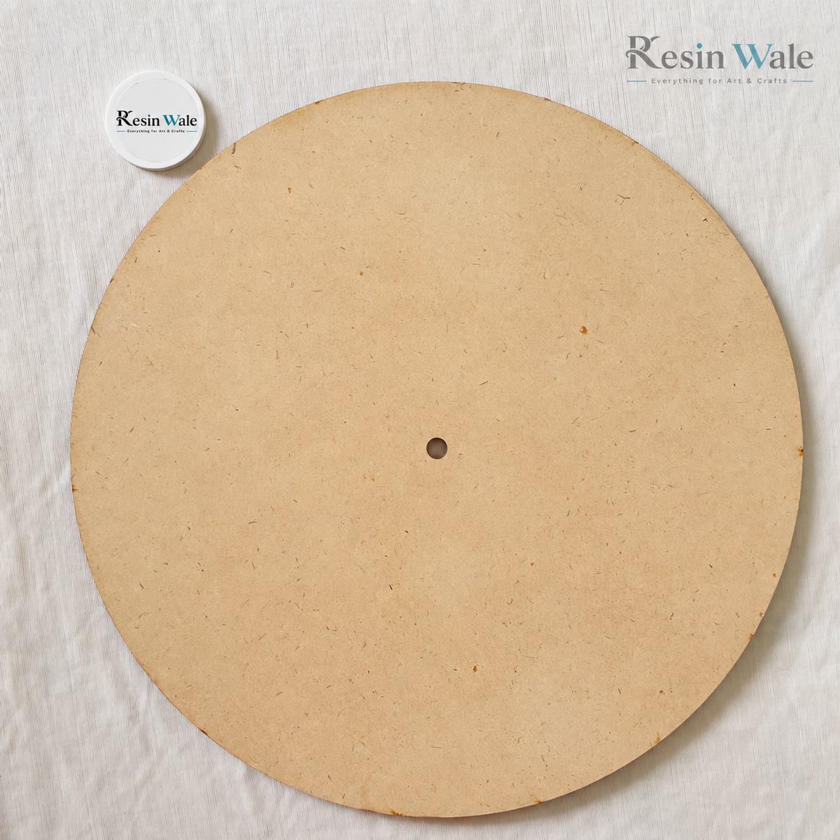 11" MDF Clock Base | Resin Wale