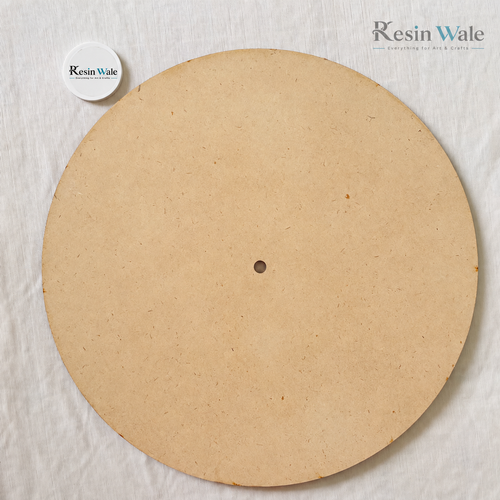 11" MDF Clock Base | Resin Wale