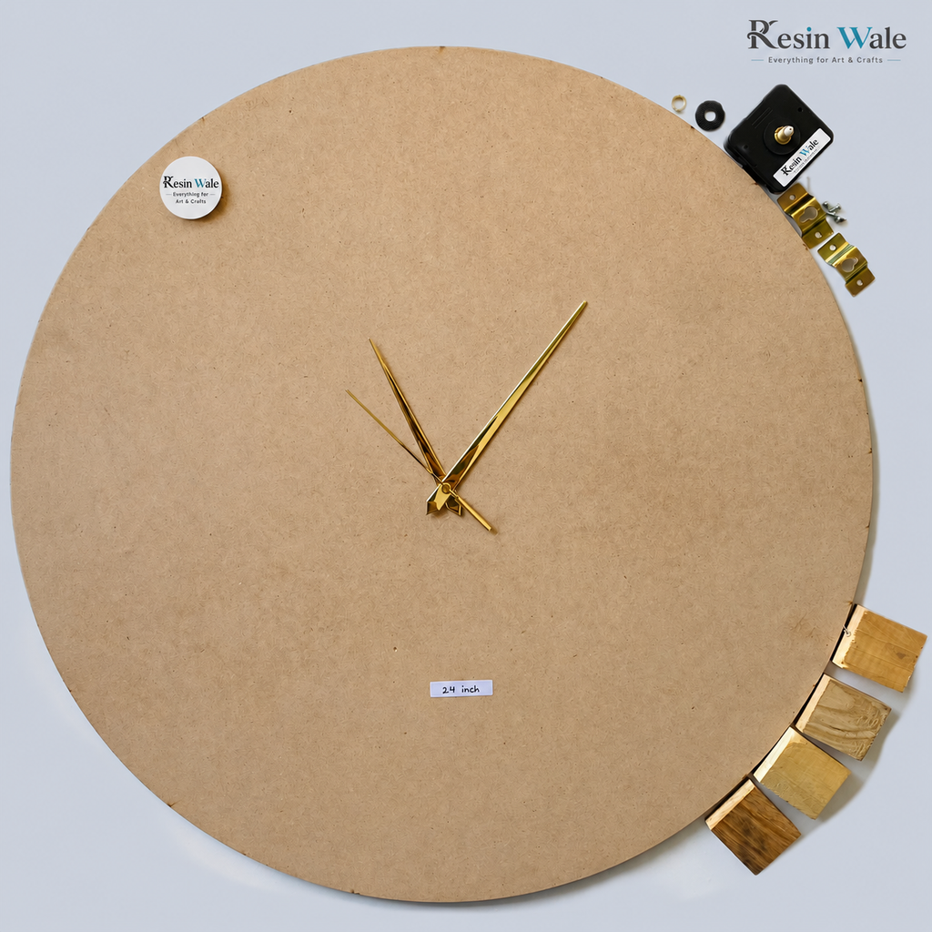 MDF Clock Set | Resin Wale