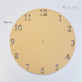 12" Number Cutout Clock Base | Resin Wale