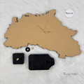 Map Geode Clock Set | Resin Wale
