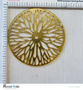 Designer Gold Acrylic Ring | Resin Wale