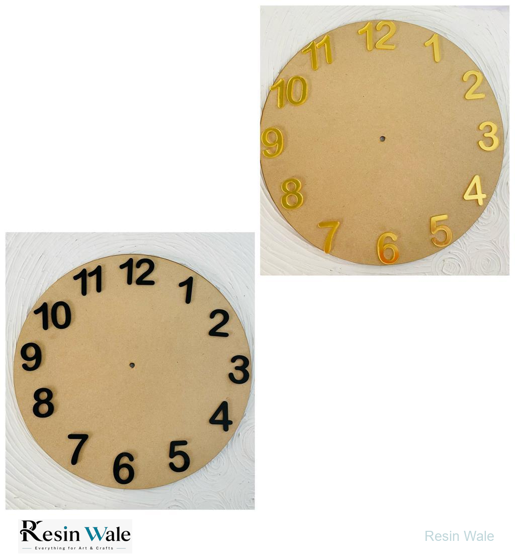 2" Acrylic English Number | Resin Wale