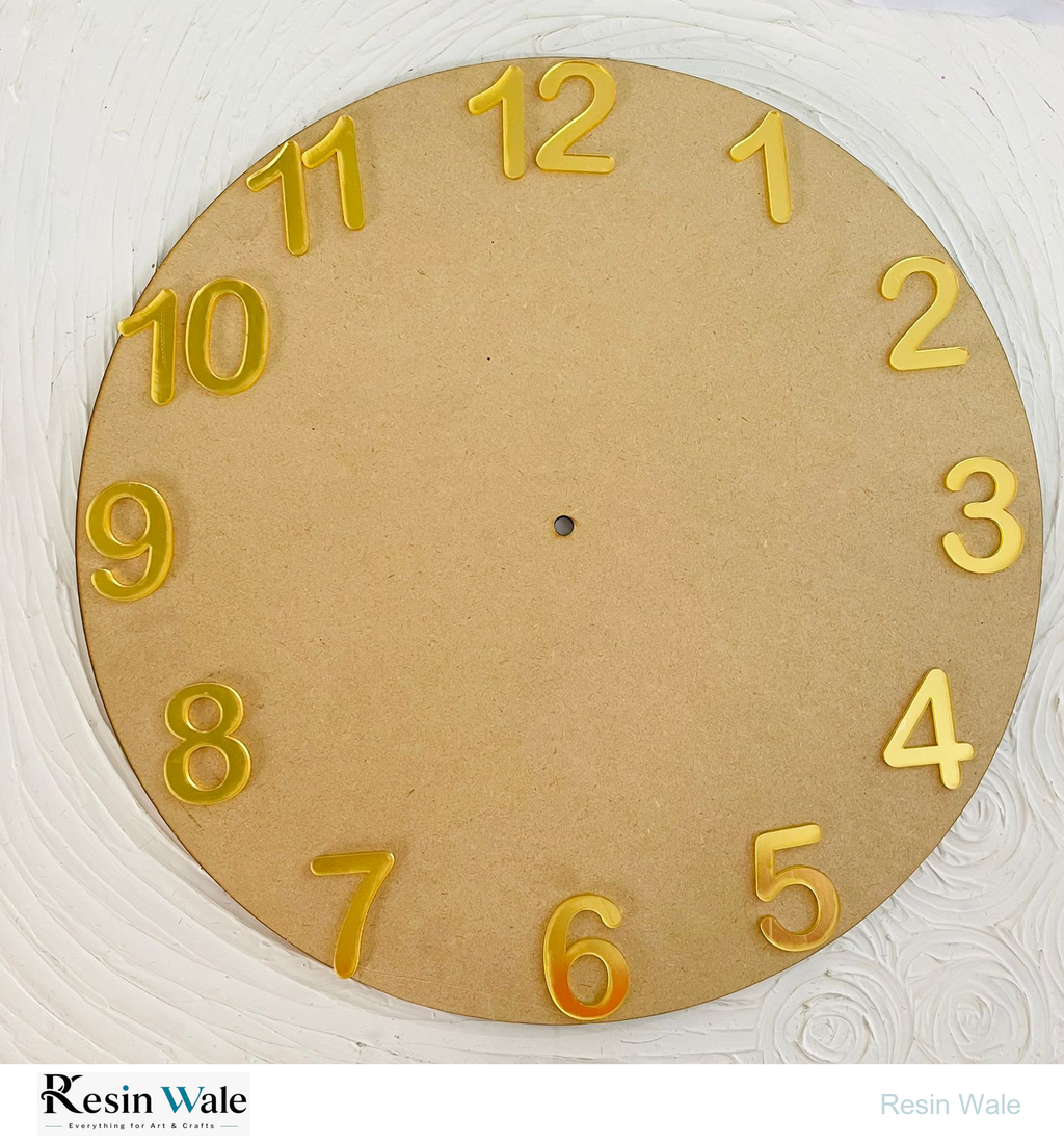 2" Acrylic English Number | Resin Wale