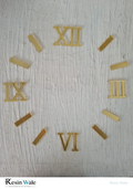 2" Roman number With Sticks | Resin Wale