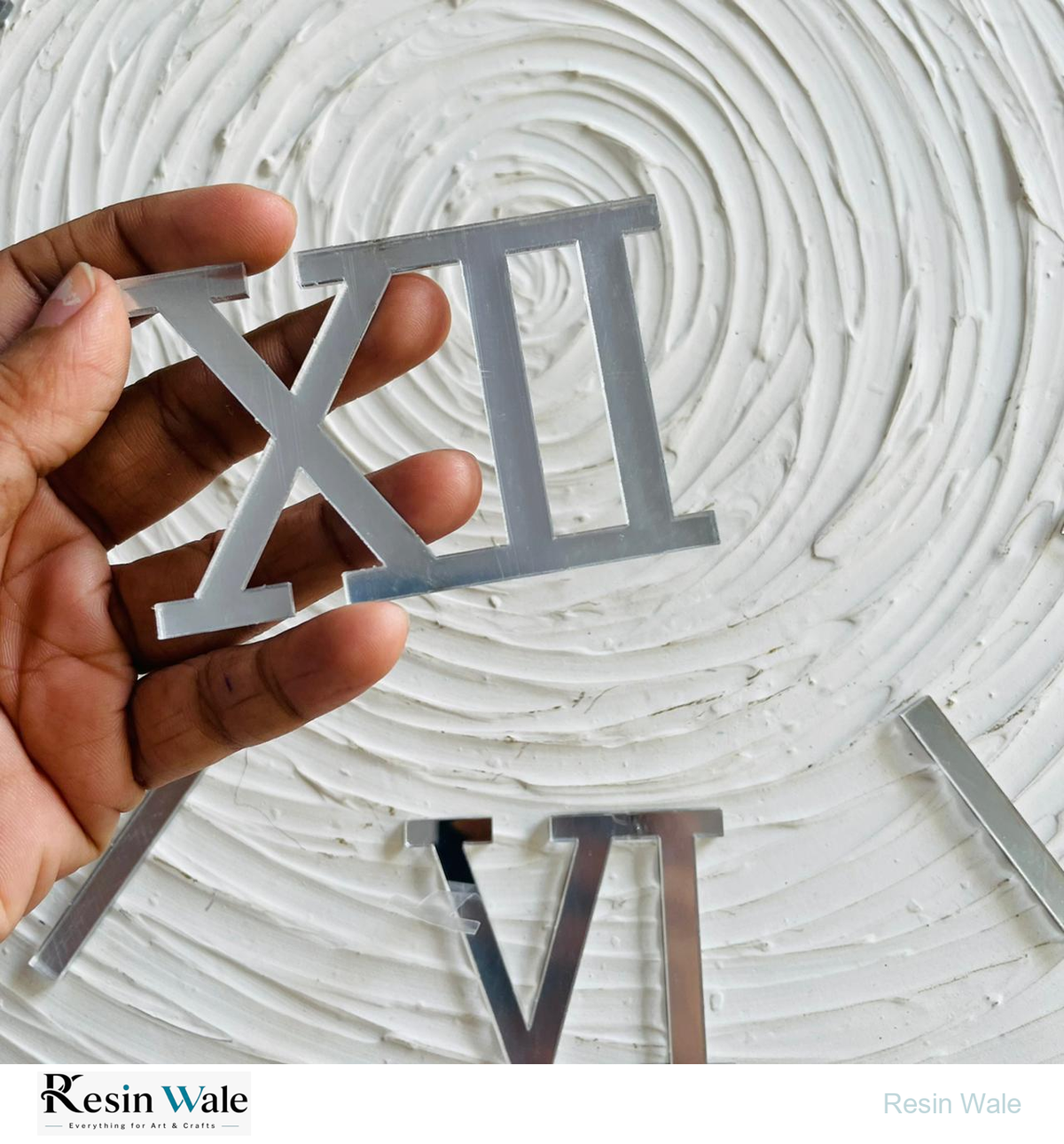 2" Roman number With Sticks | Resin Wale