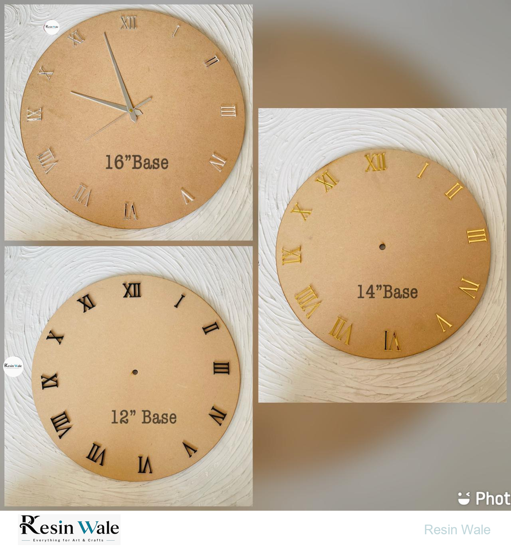 All 1" Roman Numbers | Resin Wale