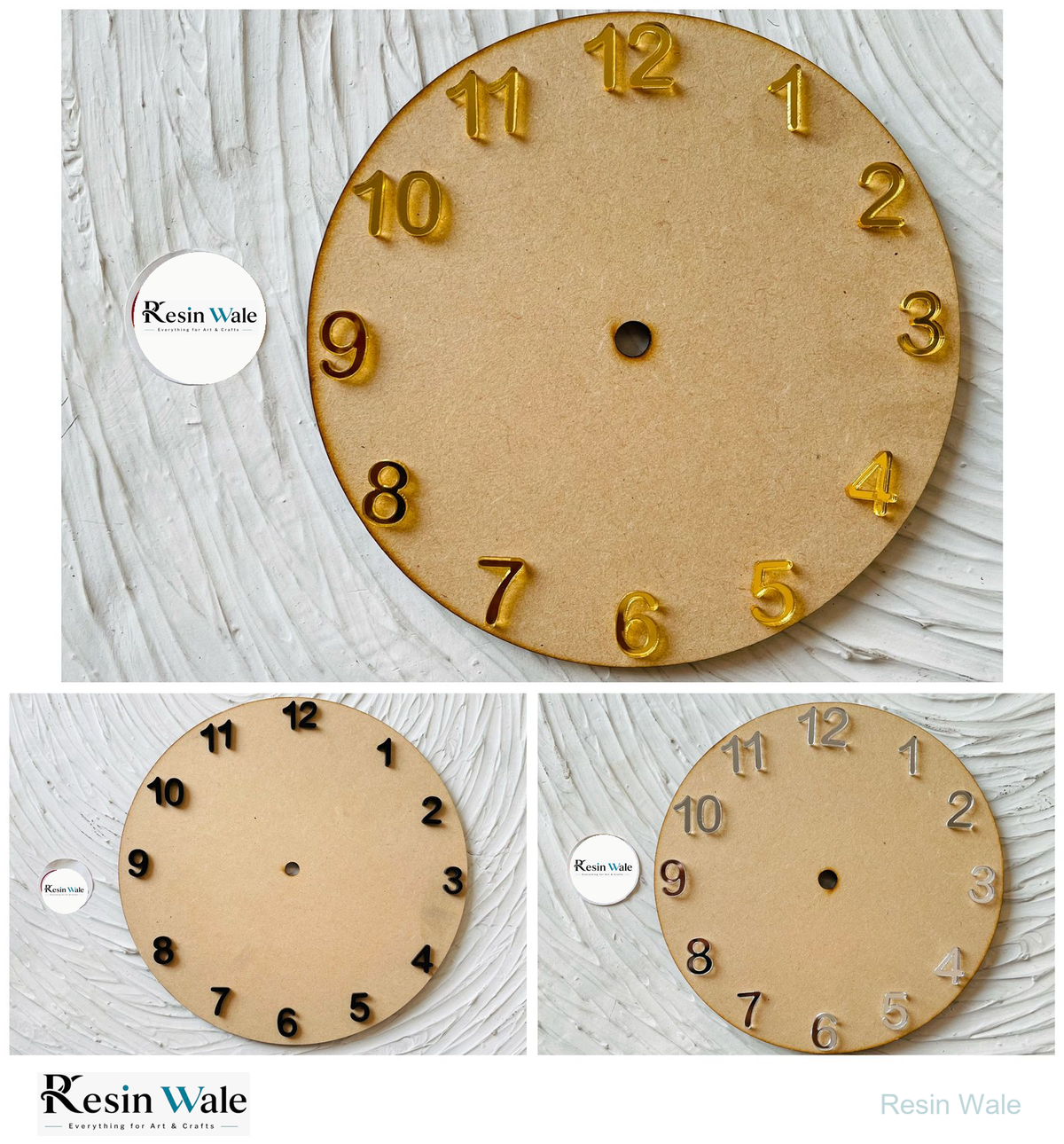 0.6" English Numbers | Resin Wale