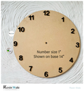 1" English Numbers | Resin Wale