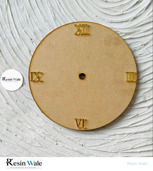 0.5" Gold Roman Numbers | Resin Wale