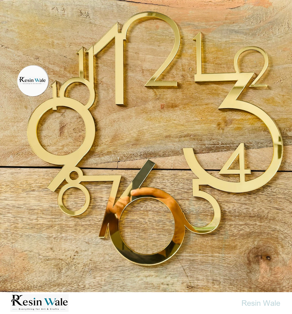 Gold Designer English Ring -10” | Resin Wale