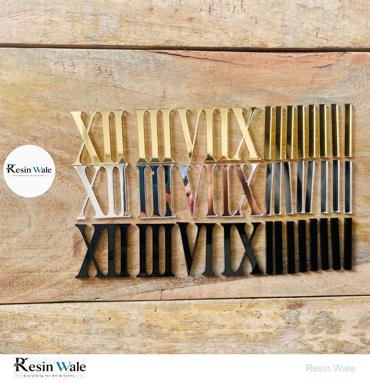1.5" Roman Number With Sticks (A) | Resin Wale