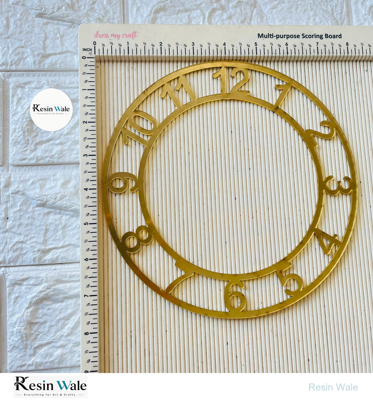 English Number Ring - Round | Resin Wale