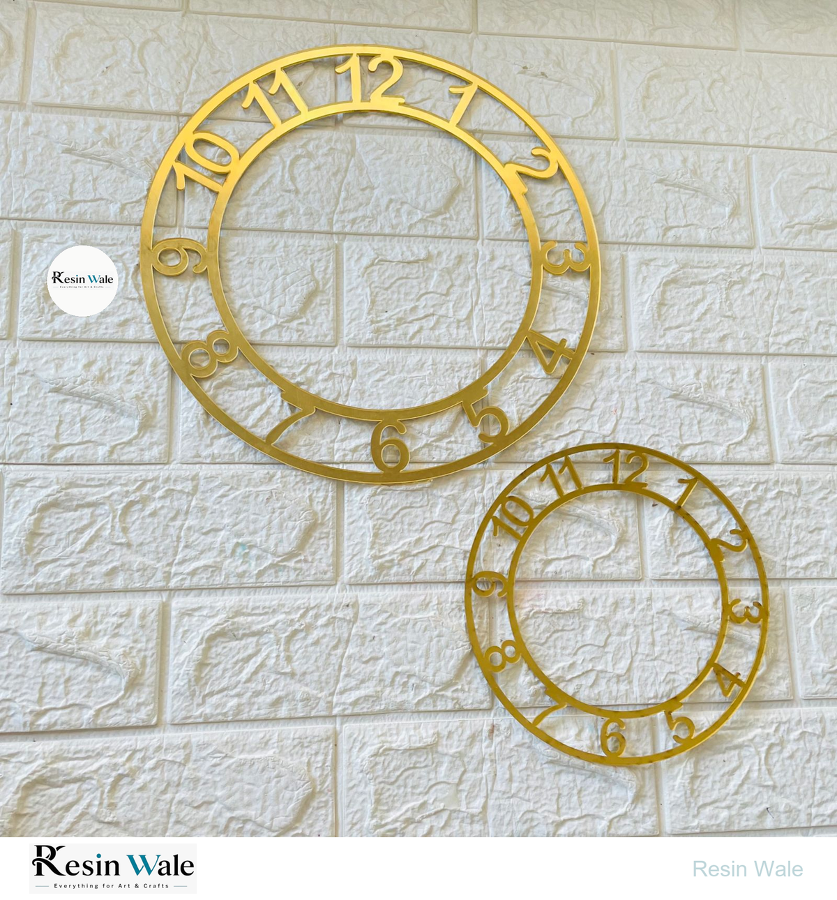 English Number Ring - Round | Resin Wale