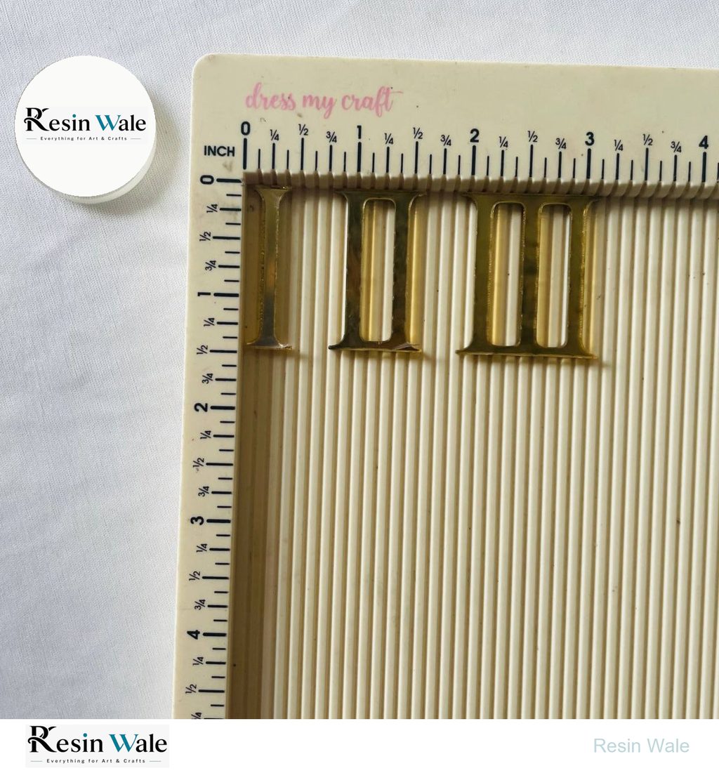 All 1.5" Roman Number | Resin Wale