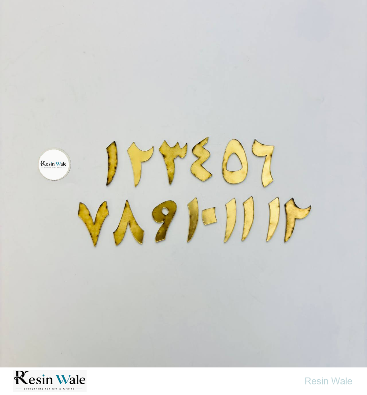 Custom Acrylic - Arabic Numbers | Resin Wale