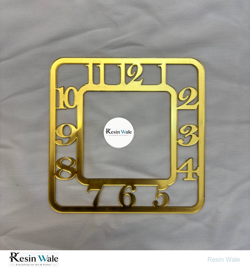 English Number Ring - Square | Resin Wale