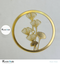 5" Gold Acrylic Ring Design (B) | Resin Wale