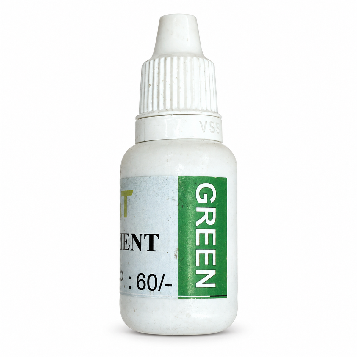 Green Concrete & Terra Art Pigment on white background