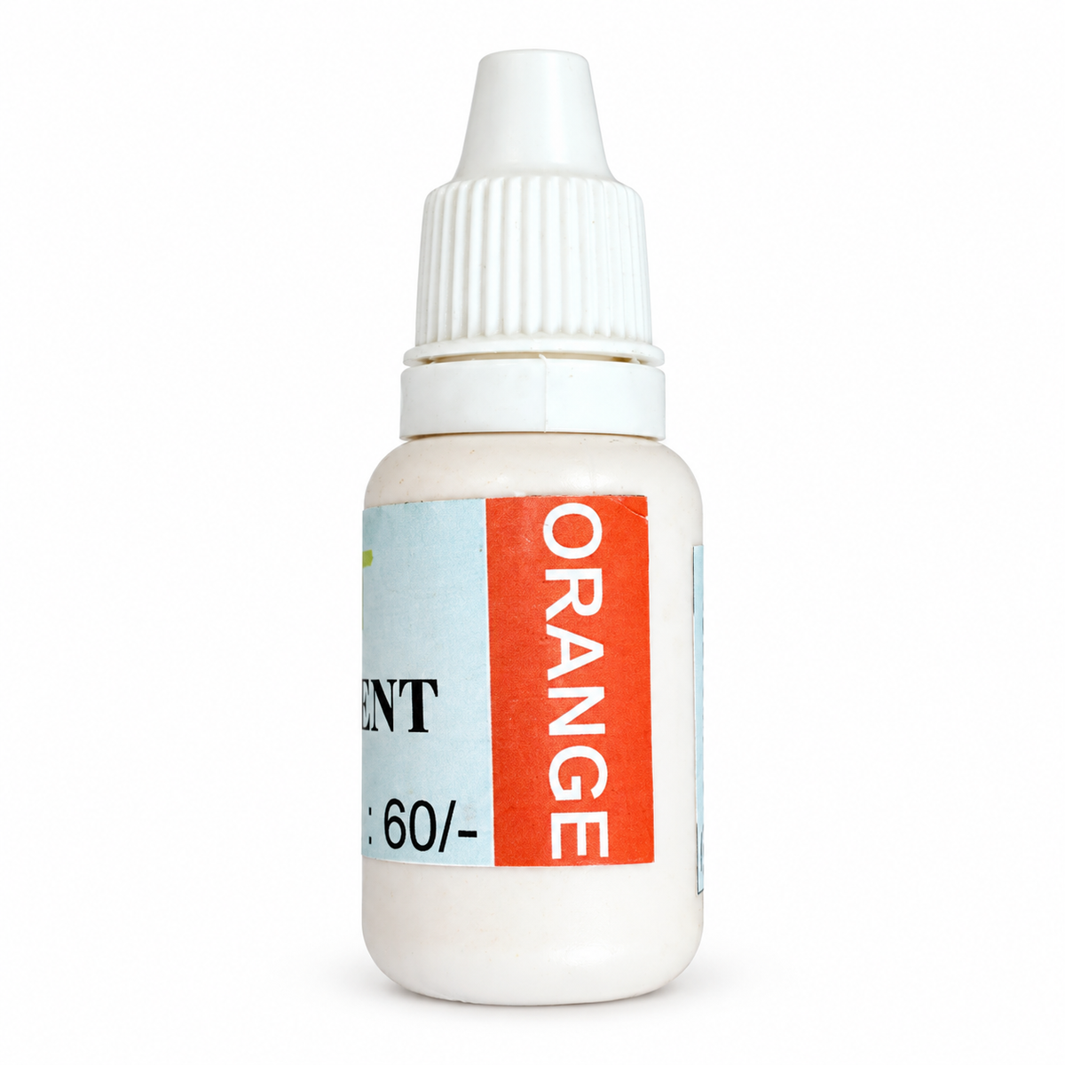 Orange Concrete & Terra Art Pigment on white background