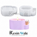 Resin Wale Oval Shape Candle Holder Mould