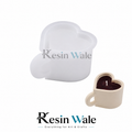 Resin Wale 3D Heart Shape Candle Holder Mould