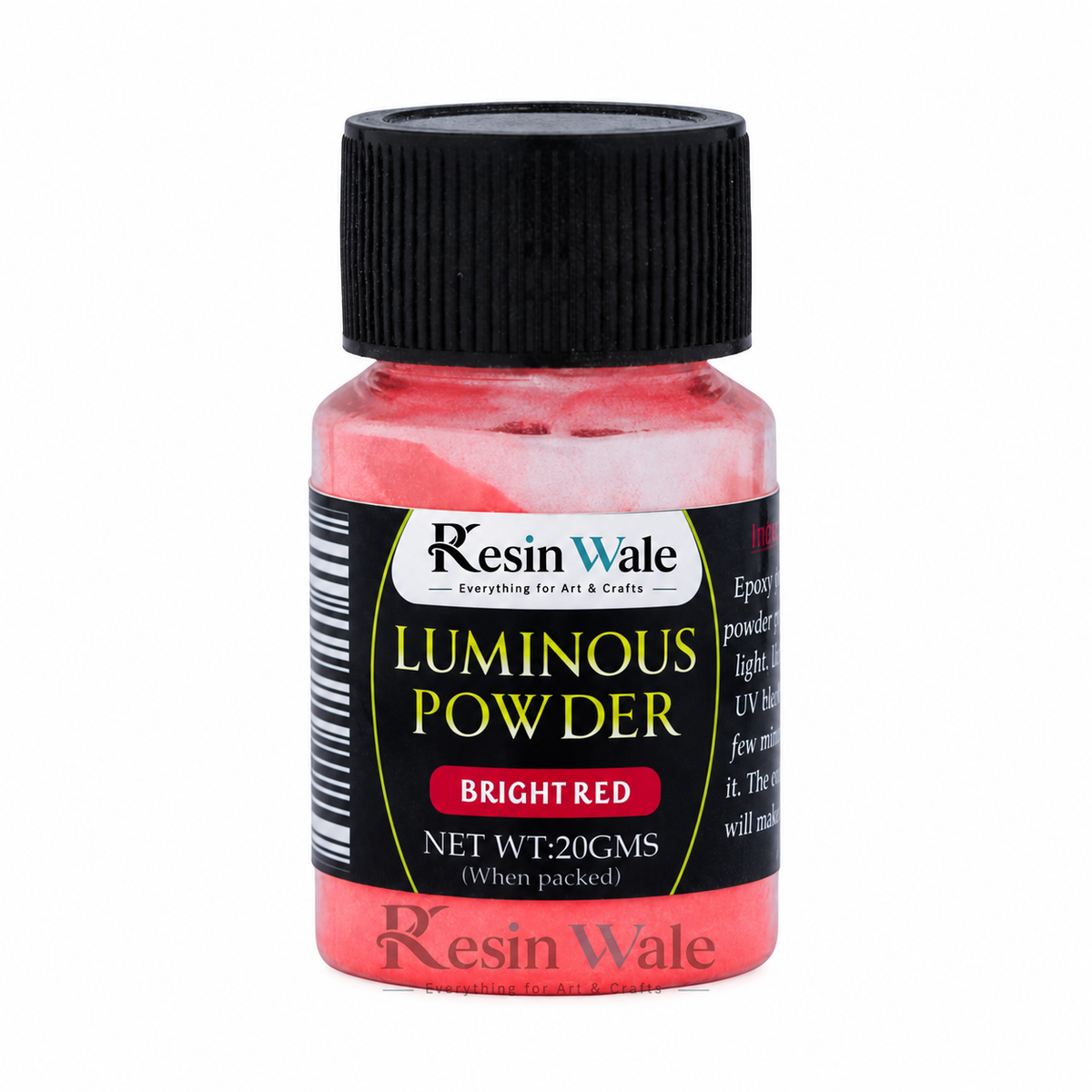 Resin Wale Luminous Powder Pigment Bright Red LCP03