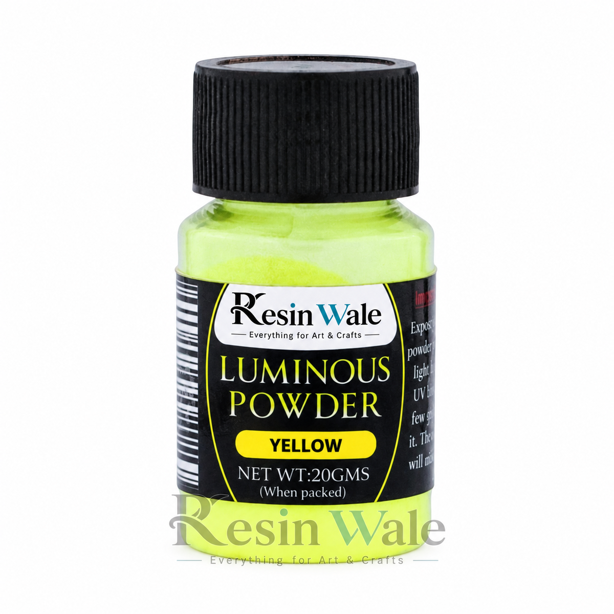 Resin Wale Luminous Powder Pigment Yellow LCP04