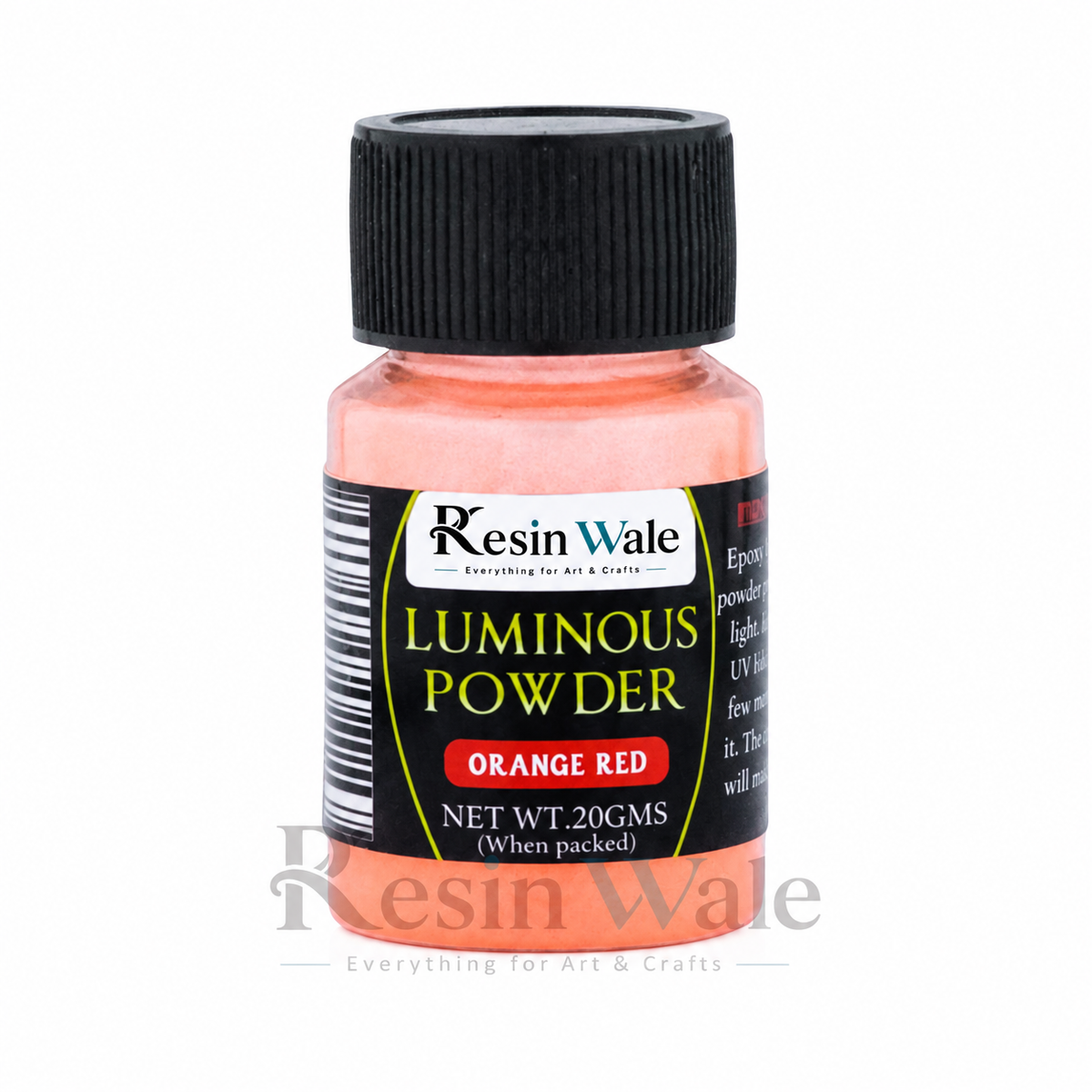 Resin Wale Luminous Powder Pigment Orange Red LCP05
