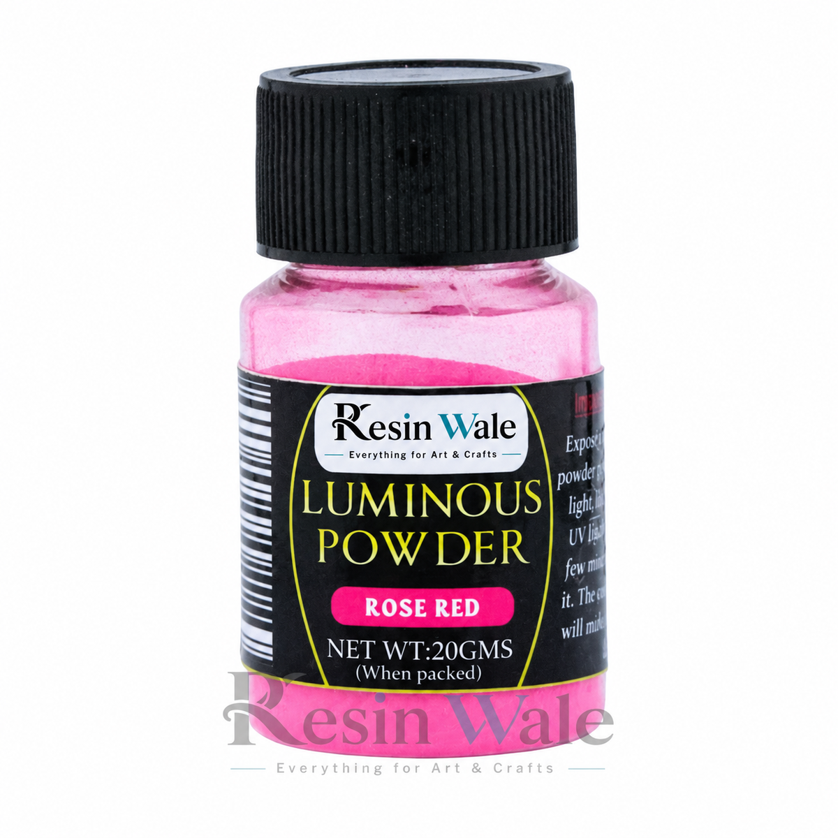Resin Wale Luminous Powder Pigment Rose Red LCP09