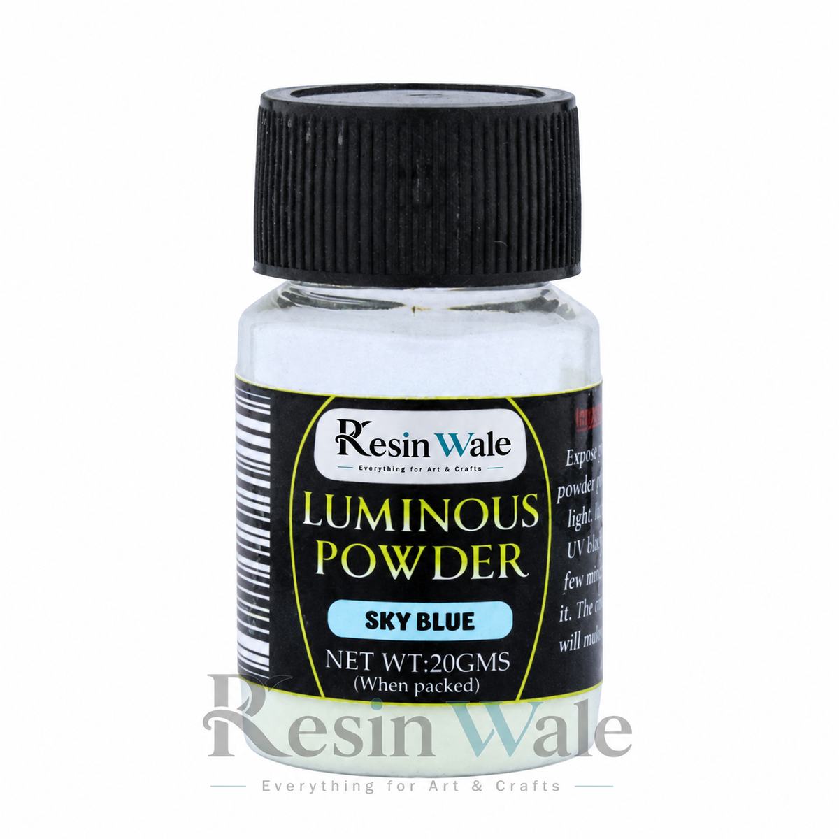Resin Wale Luminous Powder Pigment Sky Blue LCP12